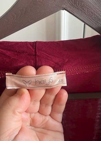 Bordo Nakışlı Uzun Kadın Sabahlık - Görsel 5