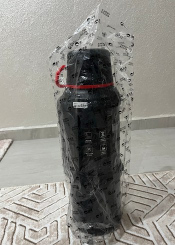 (Bu gece 00.00 dan sonra tekrar eski fiyat)siyah vakumlu termos - Görsel 8