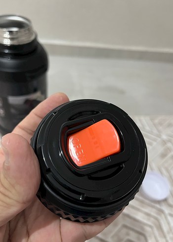 (Bu gece 00.00 dan sonra tekrar eski fiyat)siyah vakumlu termos - Görsel 3