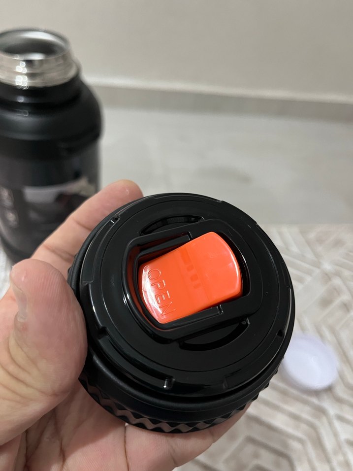 (Bu gece 00.00 dan sonra tekrar eski fiyat)siyah vakumlu termos - Görsel 3