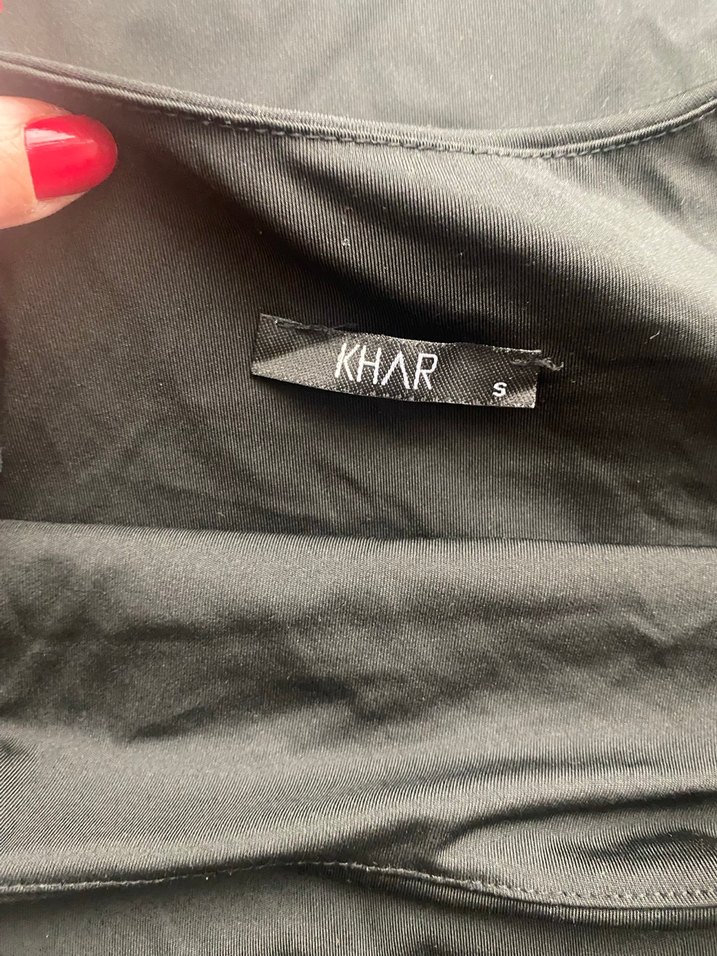 Siyah Uzun Kollu V Yaka Uzun Elbise - Görsel 5