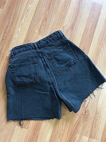 Siyah mini şort - Görsel 2