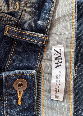 Zara koyu renk baggy jean - Görsel 3
