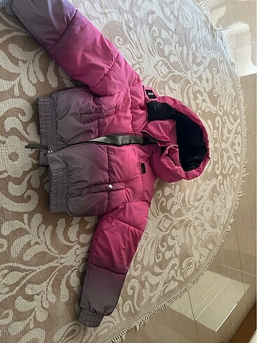 s Beden pembe Renk Bershka kar montu