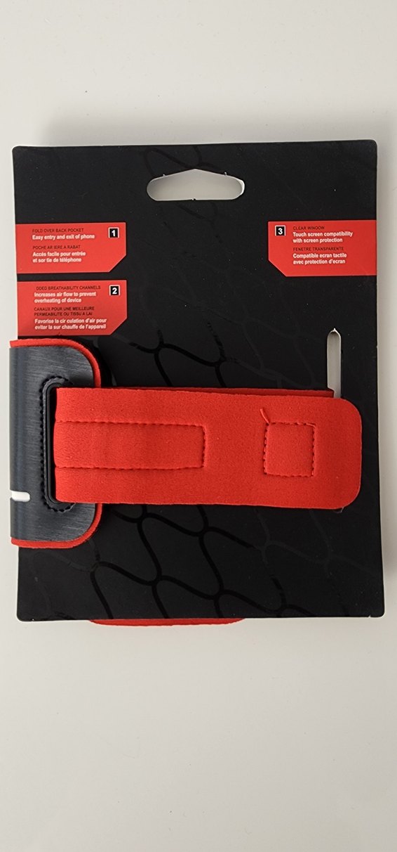 Renkli Kırmızı Elastik Biker Telefon Kılıfı - Görsel 2