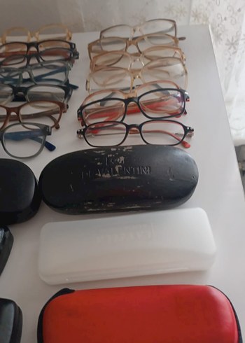 Şeffaf Bej Vintage Kadın Gözlükleri - Görsel 2