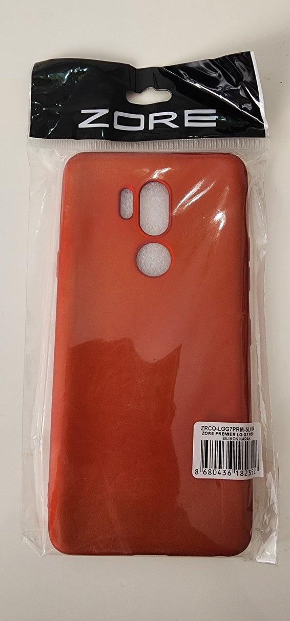 Parlak Kırmızı Elastik Telefon Kılıfı - Görsel 2