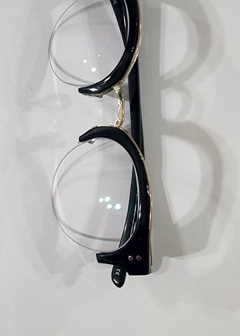 Şeffaf Siyah Vintage Kadın Gözlüğü VERDURE - Görsel 2