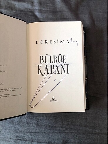 İmzalı kullanılmamış kitap