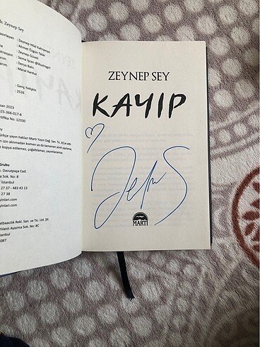 İmzalı kitap