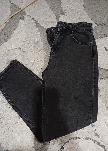 Siyah Mom Jean