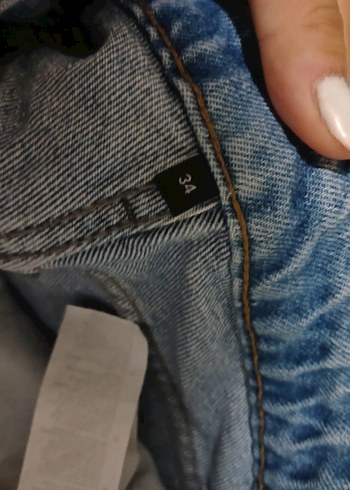 34 Beden Wide Leg Jeans