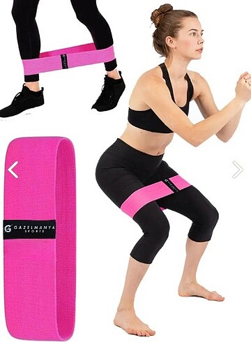 Pilates bandı, direnç bandı , kalça ve bacak antrenmanları