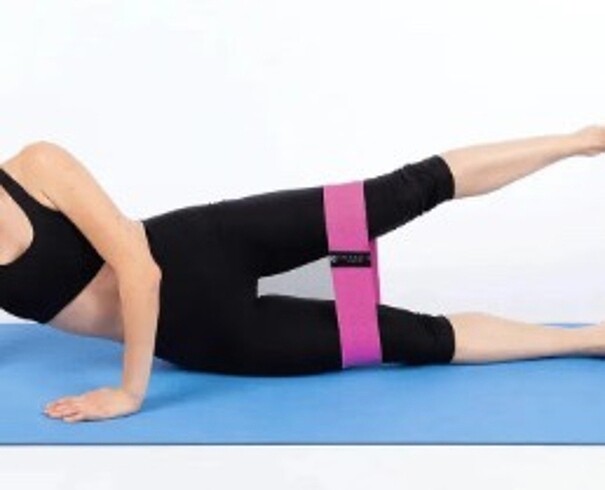 Beden Pilates bandı, direnç bandı , kalça ve bacak antrenmanları