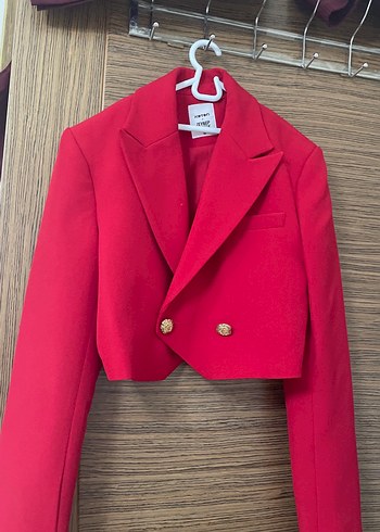 Koton Kırmızı Mini Kadın Blazer Ceket