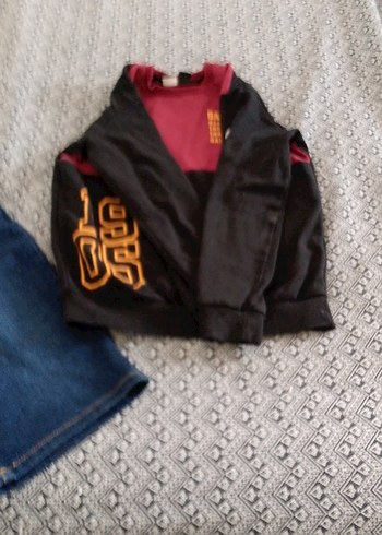 Erkek Çocuk Kırmızı Siyah Sweatshirt - Görsel 8