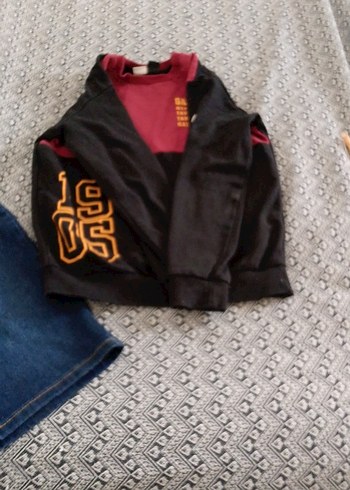 Erkek Çocuk Kırmızı Siyah Sweatshirt - Görsel 7