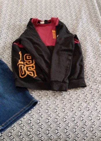 Erkek Çocuk Kırmızı Siyah Sweatshirt - Görsel 6