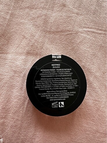  Beden NYX HD FİNİSH PUDRA
