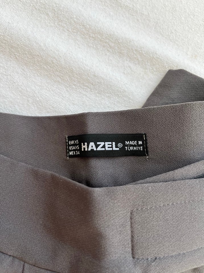 Kadın Kahverengi Pilili Midi Kumaş Pantolon - Görsel 4