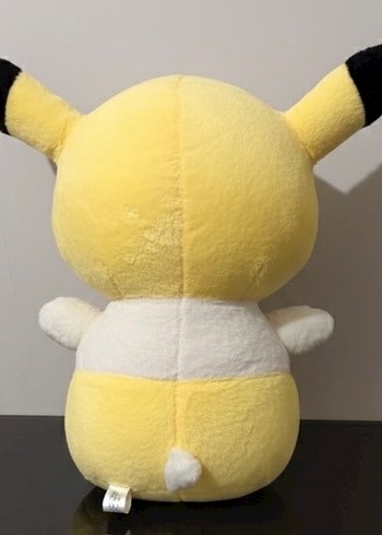 BÜYÜK AYICIK PİKACU SAPKALI ETİKETLİ SIFIR Sevimli Peluş Oyuncak - Görsel 3