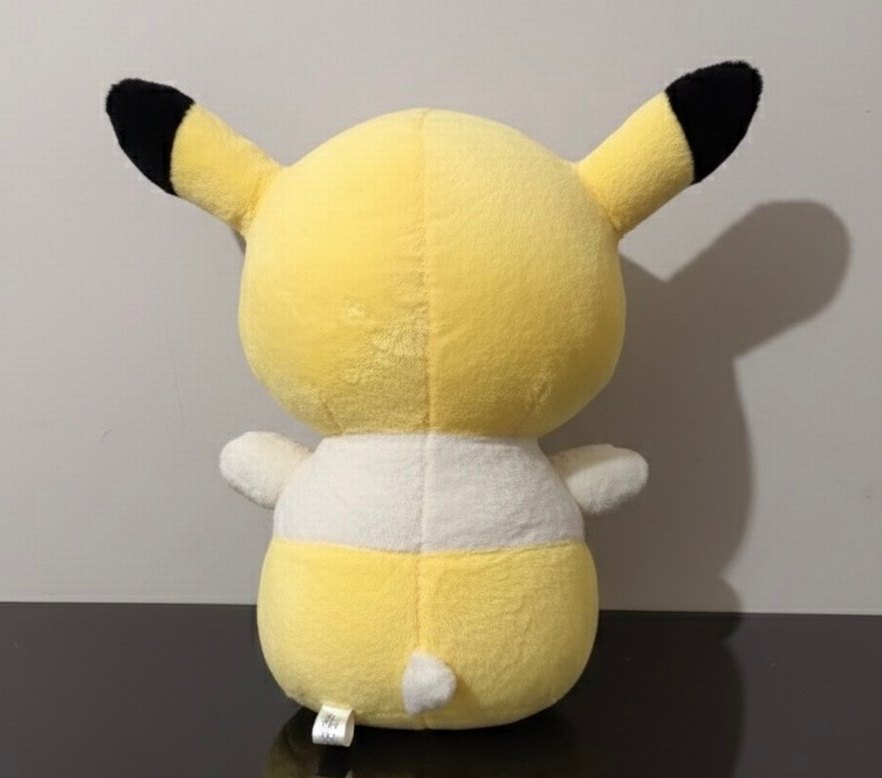 BÜYÜK AYICIK PİKACU SAPKALI ETİKETLİ SIFIR Sevimli Peluş Oyuncak - Görsel 3