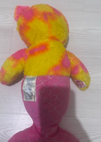 Renkli Peluş Kedi Deniz Kızı Oyuncak - Görsel 6