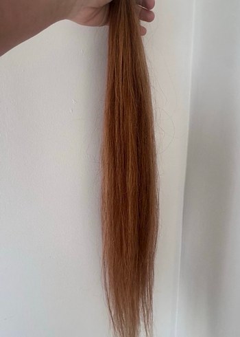 70 -75 cm arası UZUN GERÇEK SAÇ. Açıklamayı okuyun - Görsel 2