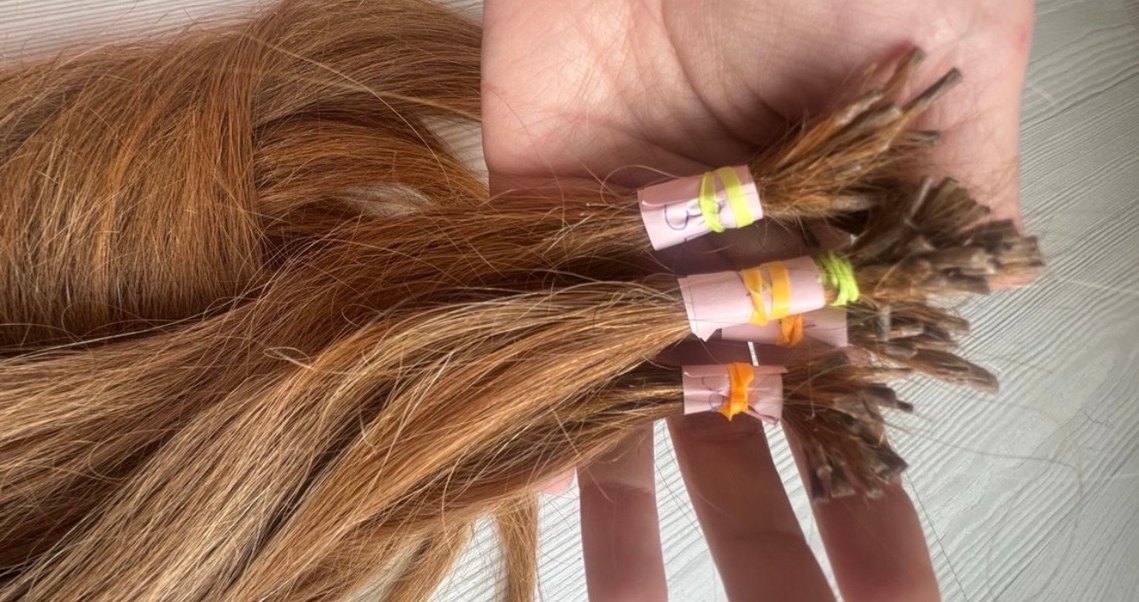 70 -75 cm arası UZUN GERÇEK SAÇ. Açıklamayı okuyun - Görsel 3