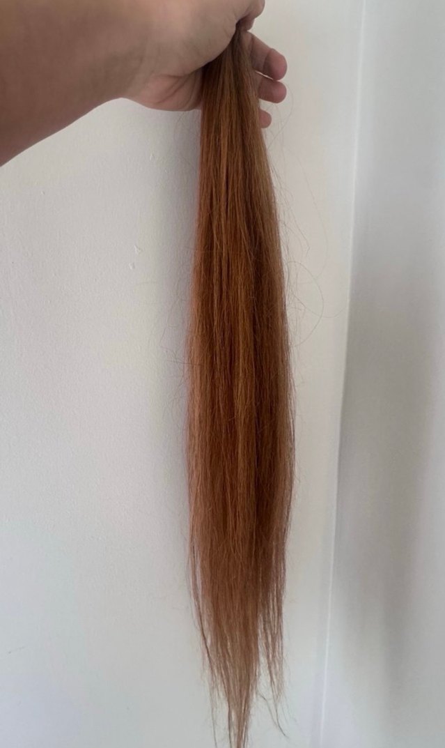 70 -75 cm arası UZUN GERÇEK SAÇ. Açıklamayı okuyun - Görsel 2