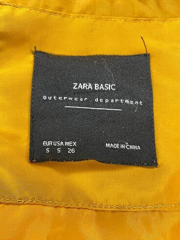 s Beden sarı Renk Zara Mont %70 İndirimli.
