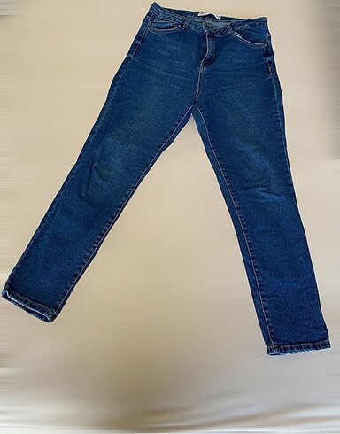 32 Beden Koton Yüksek Bel Skinny Jean - W32 L32
