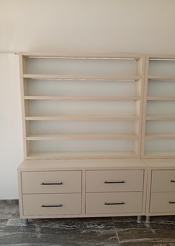 Beden Bej Dolap Düzenleyici Çekmeceli İşyeri mobilya
