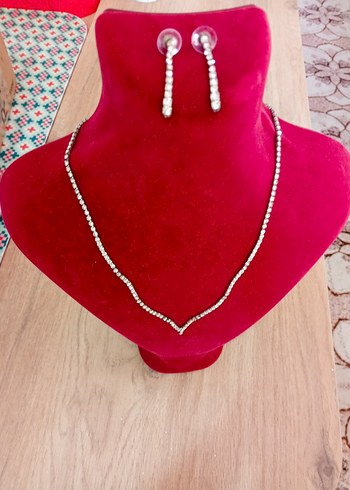 zirkon taşlı Takı Seti - Görsel 3