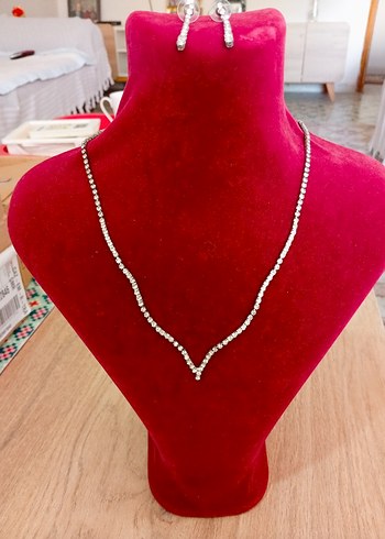 zirkon taşlı Takı Seti - Görsel 2