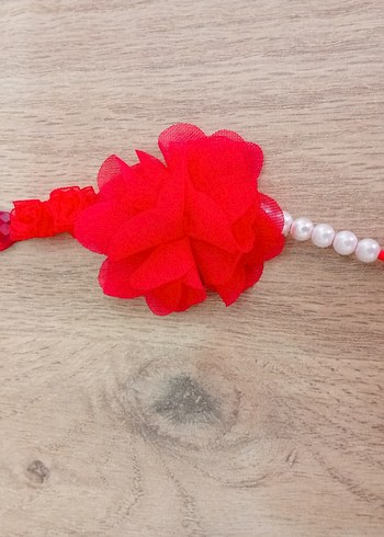 Kırmızı çiçekli kına bileklik  - Görsel 2