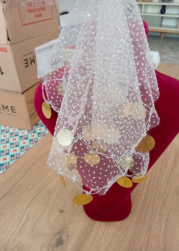 Beyaz Düğün mendili - Görsel 4