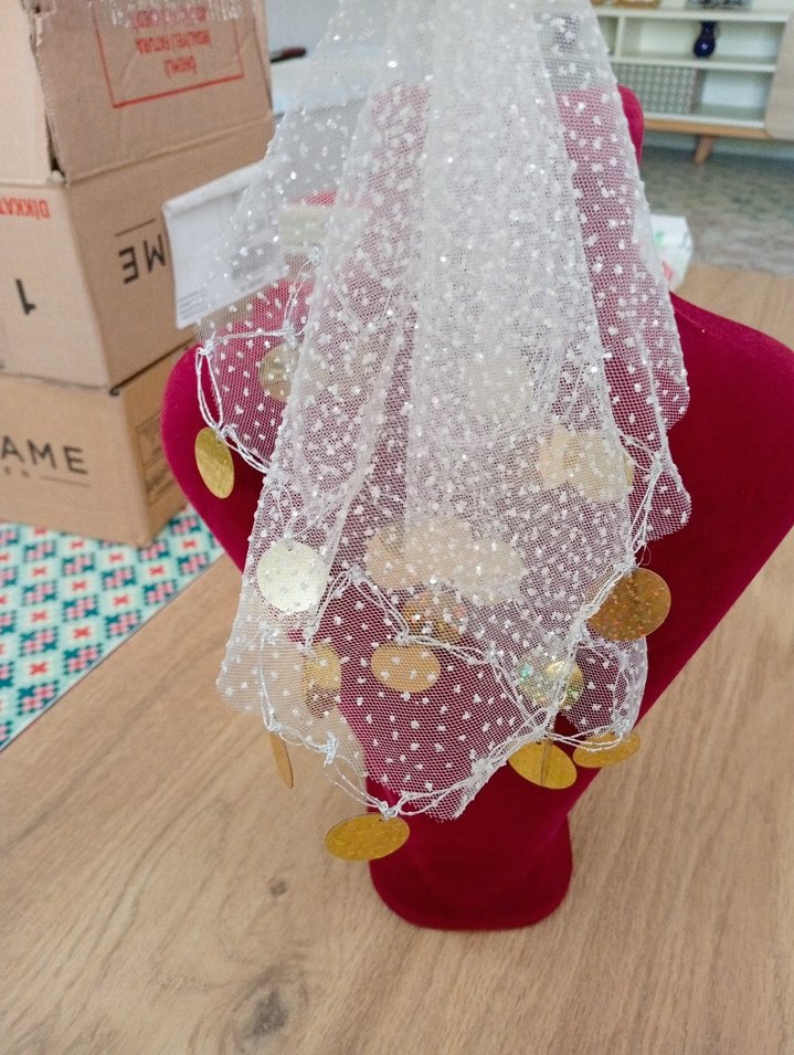 Beyaz Düğün mendili - Görsel 4