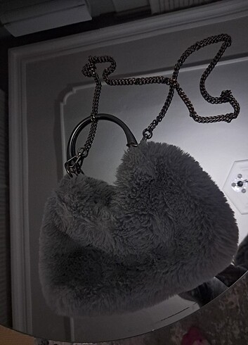 Stradivarius tüylü anta  - Görsel 3