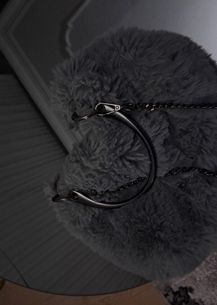 Stradivarius tüylü anta  - Görsel 4