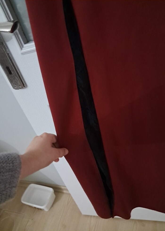 Bordo balık abiye - Görsel 2