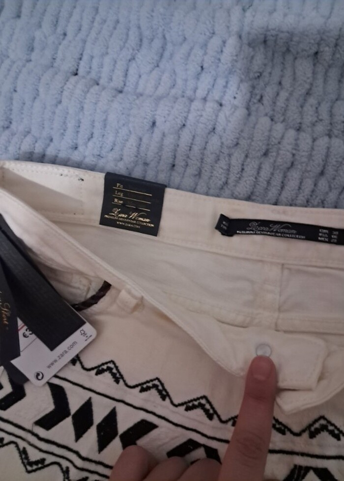 Zara kot şort - Görsel 2