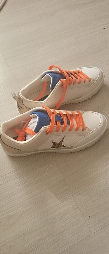38 Beden beyaz Renk Nine West Çok Renkli Sneaker
