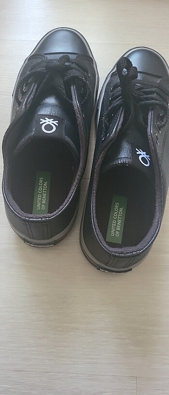 38 Beden Benetton Siyah Sneaker