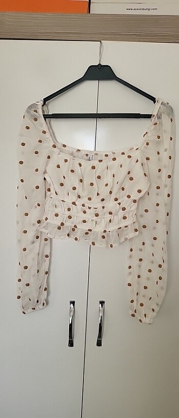 Stradivarius Crop Puantiyeli