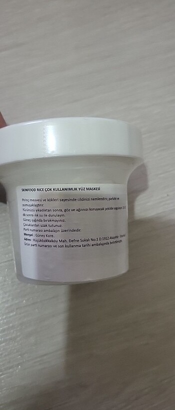  Beden Skinfood Rice Wash Off Maske