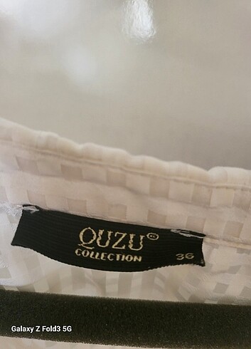 Quzu Beyaz Transparan Gomlek