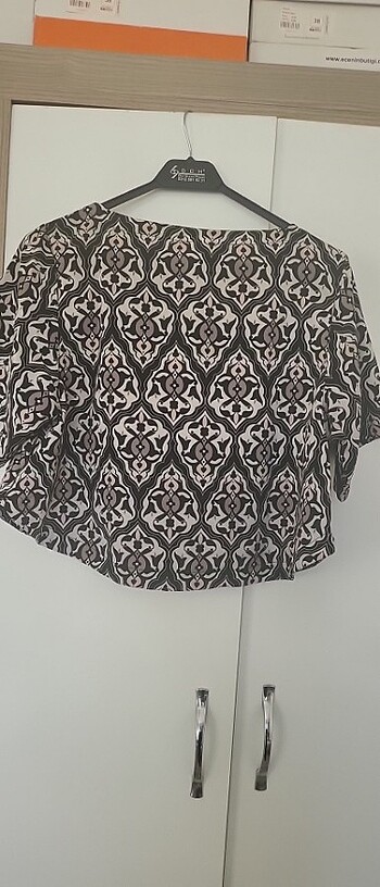 34 Beden H&M Desenli Bluz