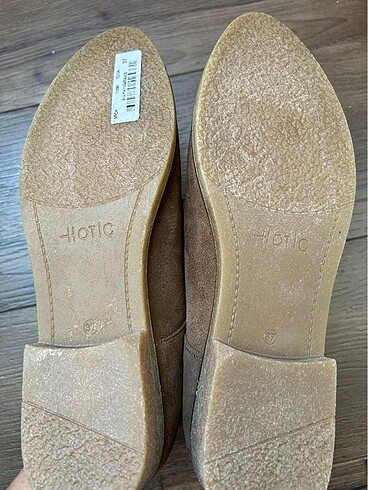 37 Beden camel Renk Hotiç kadin oxford ayakkabi 37 numara