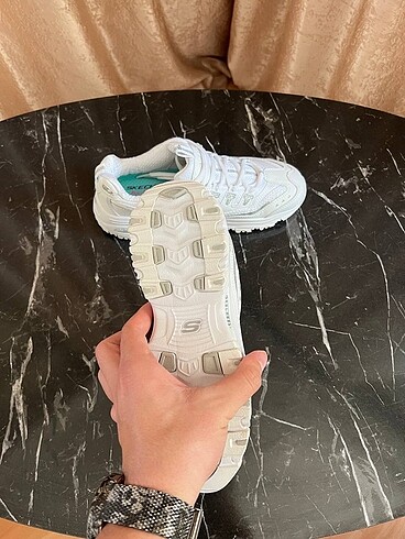 37 Beden beyaz Renk Skechers Dlites Biggest Fan